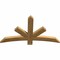 Ekena Millwork Alberta Rough Sawn Timber Gable Bracket, Western Red Cedar, 48"W x 28"H x 2"D x 4"F, 14/12 Pitch GBW048X28X0204ALB00RWR - alternate 2